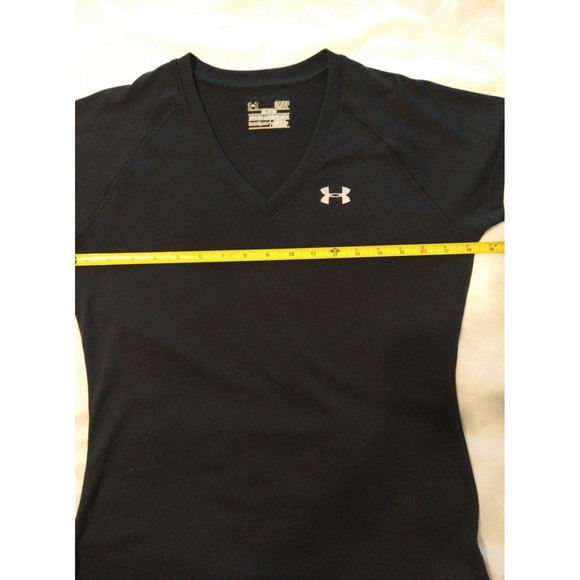 Under armour black size small v-neck top - Picture 6 of 8